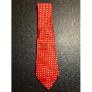 Tom James Innocenti Oro Men's Necktie Red Handmade